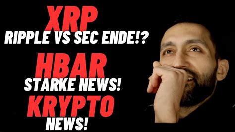 Xrp Es Dauert Nicht Mehr Lange Hbar Sehr Bullish Krypto News