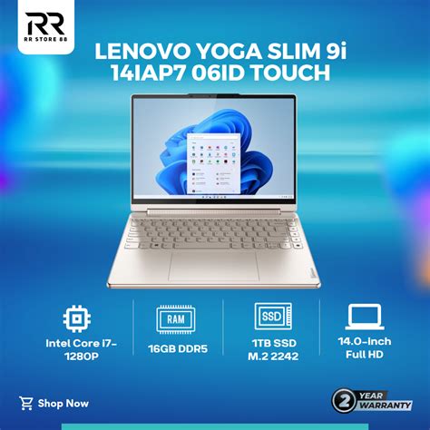 LENOVO YOGA SLIM 9i 14IAP7 06ID 4K OLED TOUCH Intel Core I7 1280P