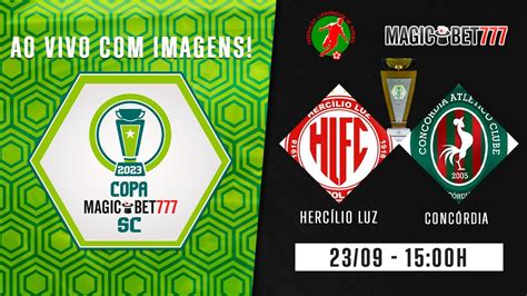 Herc Lio Luz X Conc Rdia Ao Vivo Imagens Copa Magicbet Sc