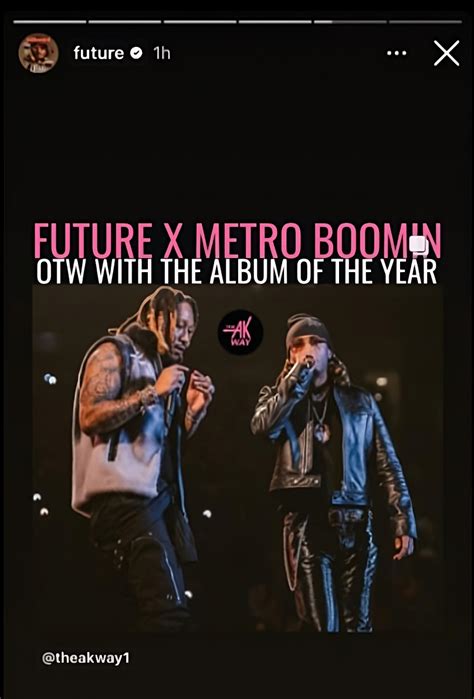 Future Says His Upcoming Joint Project With Metro Boomin Is Already The