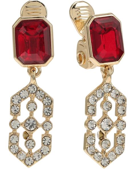 LAUREN Ralph Lauren Stone Deco Drop Earrings | Zappos.com