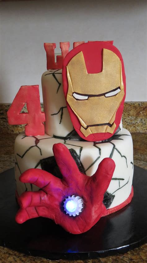 Iron Man Birthday cake--August 2018 | Iron man birthday, Ironman cake ...