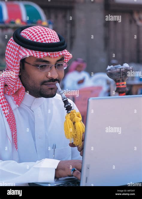 Old Saudi Man Computer Hi Res Stock Photography And Images Alamy