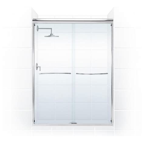 Coastal Shower Doors Paragon Chrome 60 In X 66 In Semi Frameless