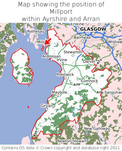 Where is Millport? Millport on a map