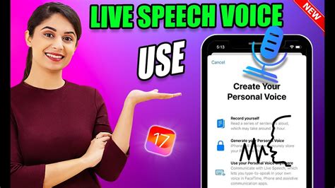 Ios 17 How To Use Live Speech Voice On IPhone IOS 17 Personal Voice