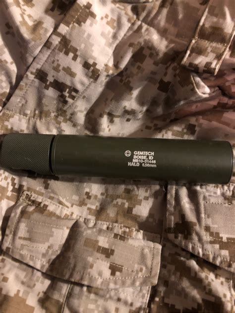 Sold Gemtech Licensed Suppressor Hopup Airsoft