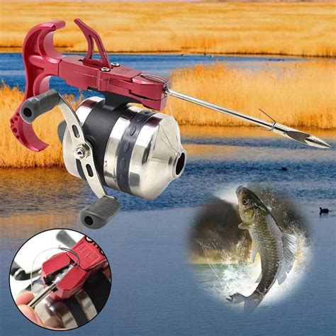 Aluminum Fishing Dart Release Device Resin Grip Slingshot Shooting