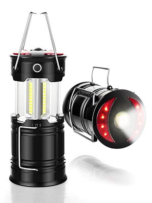 EZORKAS 2 Pack Camping Lanterns Rechargeable Led Lanterns Hurricane