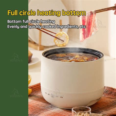 VOVOVA Rice Cooker 1 8L Hot Pot Mini Rice Cooker Non Sticky Pan Fast