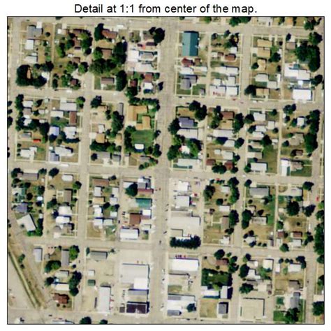 Aerial Photography Map of Linton, ND North Dakota