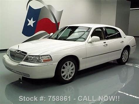 Buy Used 2011 Lincoln Town Car Signature Ltd Htd Leather 35k Mi Texas