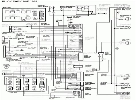 1992 Buick Park Avenue System Wiring Diagrams Starting Circu