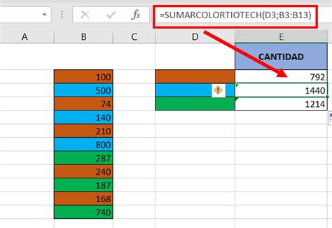 Aprende A Sumar Celdas De Color En Excel