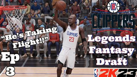 His Airness Takes Flight Nba 2k23 Los Angeles Clippers Legends Fantasy Draft Ep 3 Youtube