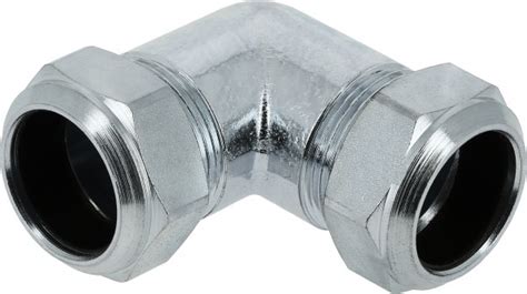 Bonfix Galvanized Steel Compressionfittingen Elbow Coupling 105 2 X Compression 15mm X