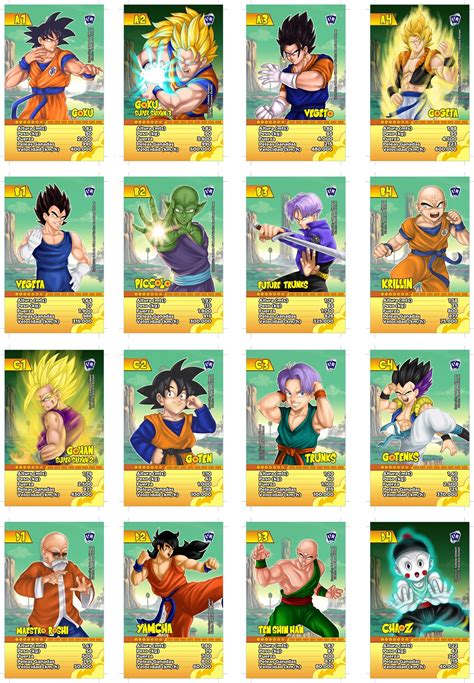 Universo Retro Cartas Dragon Ball Z