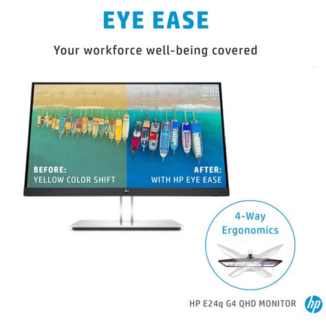 HP E24q G4 24-inch Quad-HD IPS Monitor - tpstech.in