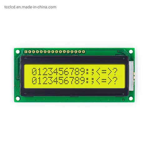 Tcc 1602A4V11 Mono 16 Character 2 Lines LCD Module 18 Pin 16X2