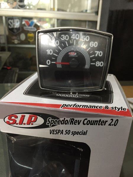 Jual Speedometer Digital Sip Scooter For Vespa Small Frame Km Black