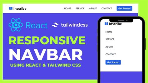 How To Make A Responsive Navbar With React Js And Tailwind Css React