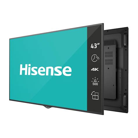 43 4K UHD Digital Signage Display 24 7 Operation Hisense