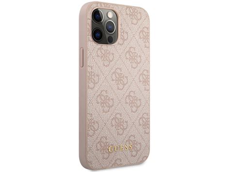 Guess G Monogram Case Iphone Pro Max Hoesje Roze