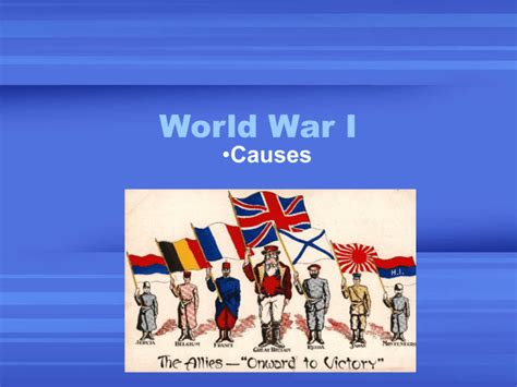 World War I Causes