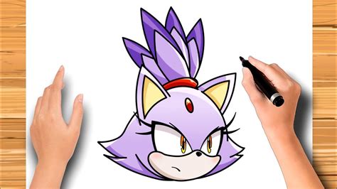 Como Desenhar Blaze The Cat Do Sonic Cómo Dibujar Blaze The Cat Por Sonic Youtube