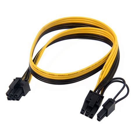 US$ 0.94 - XT-XINTE PCIe 6Pin to 6+2 Pin Power Supply Cable 8 pin to 6 Pin PCI Express Graphics ...