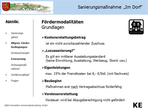 Lbbw Immobilien Kommunalentwicklung Gmbh Agenda Sanierungs Gebiet