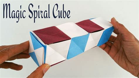 Magic Spiral Cube DIY Modular Origami Tutorial By Paper Folds YouTube