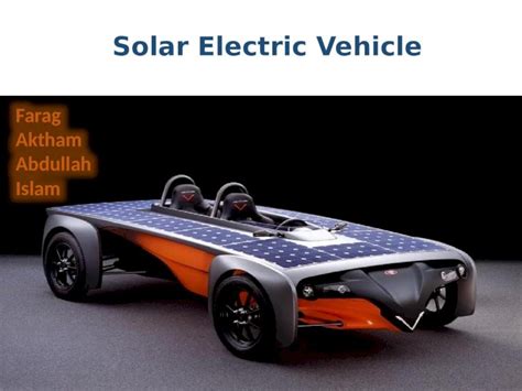 Pptx Solar Vehicle Presentation Dokumentips