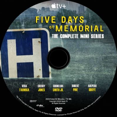 Covercity Dvd Covers Labels Five Days At Memorial Mini Series