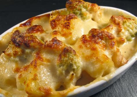 Recette De Gratin Avec Du Chou Romanesco Saumon Et Pommes De Terre