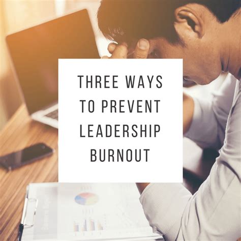 Three Ways To Prevent Leadership Burnout American Consultants