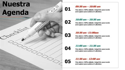 Las 5 Mejores Plantillas De Agenda Profesional Con Ejemplos Y Muestras