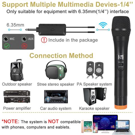 Wireless Microphone ALPOWL Karaoke Microphone With 192KHZ 24Bit