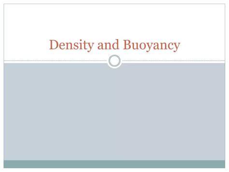 Ppt Density And Buoyancy Powerpoint Presentation Free Download Id