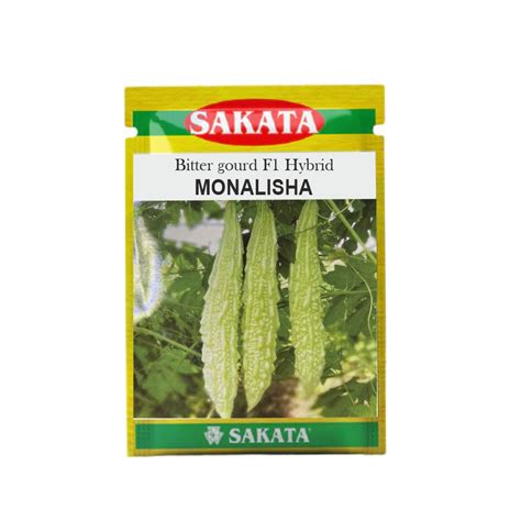 Sakata Bitter Gourd F1 Monalisa 50 Gm Pouch Leafconagro