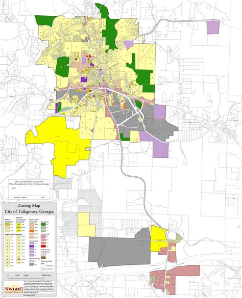 Tallapoosa Zoning Map City Of Tallapoosa Georgia