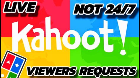 🔴 Kahoot Live With Viewers Not 247 Live Kahoot With Viewers