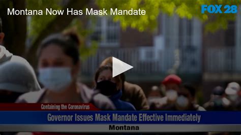 Montana Now Has Mask Mandate Fox 28 Spokane