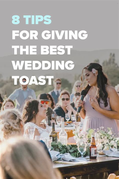 8 Tips For Giving The Best Wedding Toast Ever Wedding Toasts Best Wedding Toasts Wedding