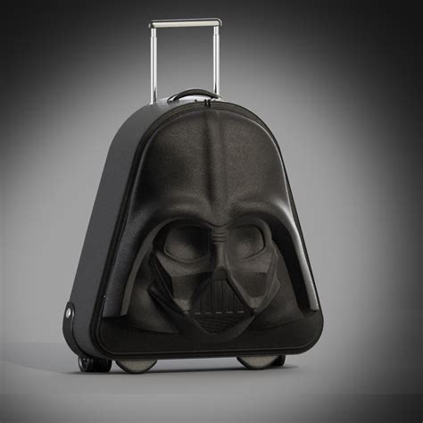 3d Model Darth Vader Wheeled Suitcase