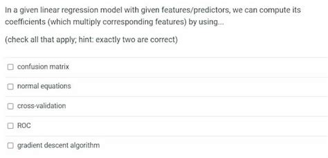 Answered In A Given Linear Regression Model With… Bartleby