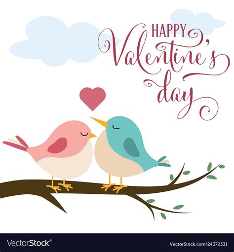 Valentines Design Valentines Day Flat Design Web Design Cute Birds