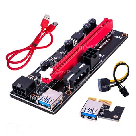 USB 3 0 Graphics Card Dedicated PCI E Riser Board VER009 1X To 16X GPU