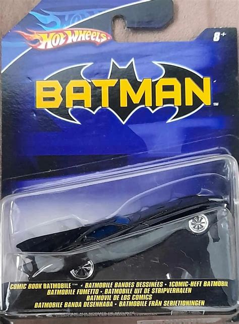 Hot Wheels Batman Comic Book Batmobile Escala Universo Hot Wheels