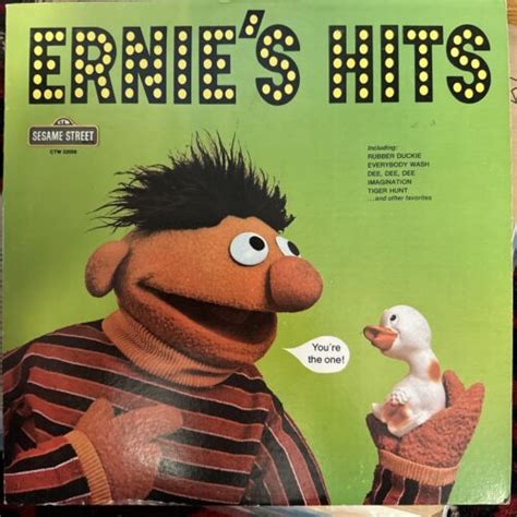 Ernie Ernies Hits Sesame Street 1974 Record Album Exex Rubber